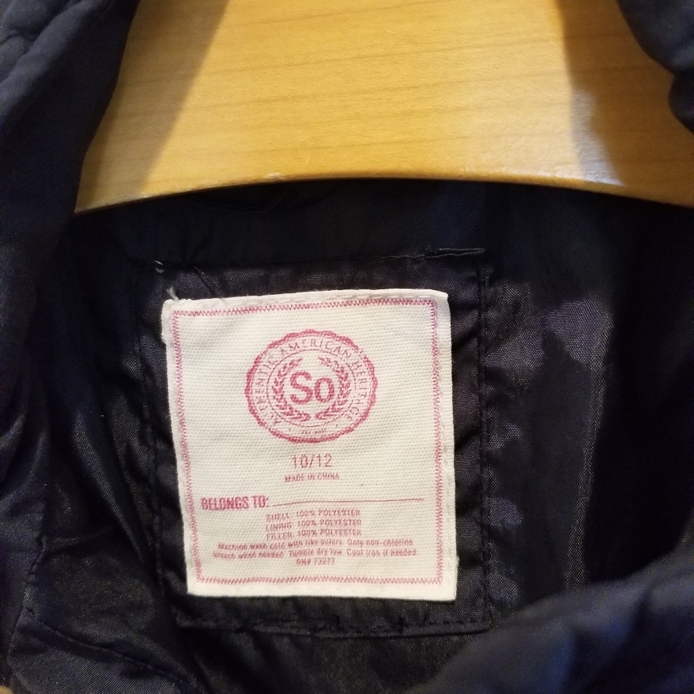 GIRLS Navy Spring Jacket - Picture 4 of 6